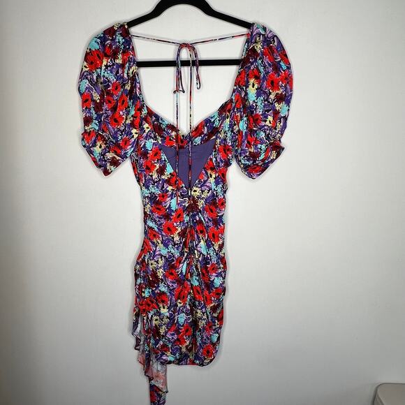 For Love And Lemons Floral Mini Dress - Multicolor - Picture 3 of 7